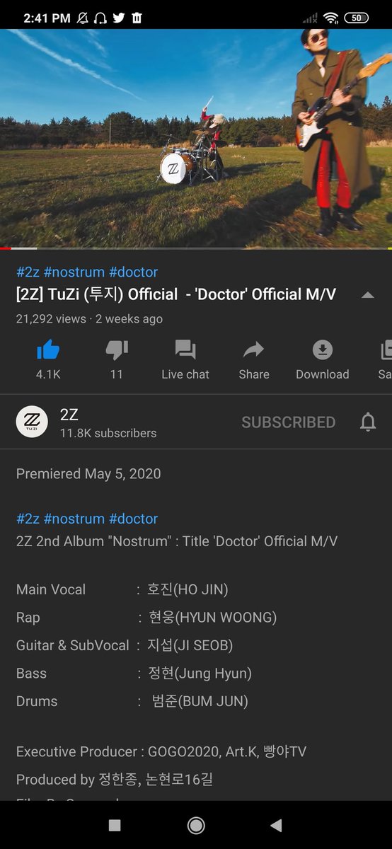 winklejh's tweet image. √ 2z - doctor (200524) #StreamDoctor @official2z youtu.be/JipujX1_8aQ