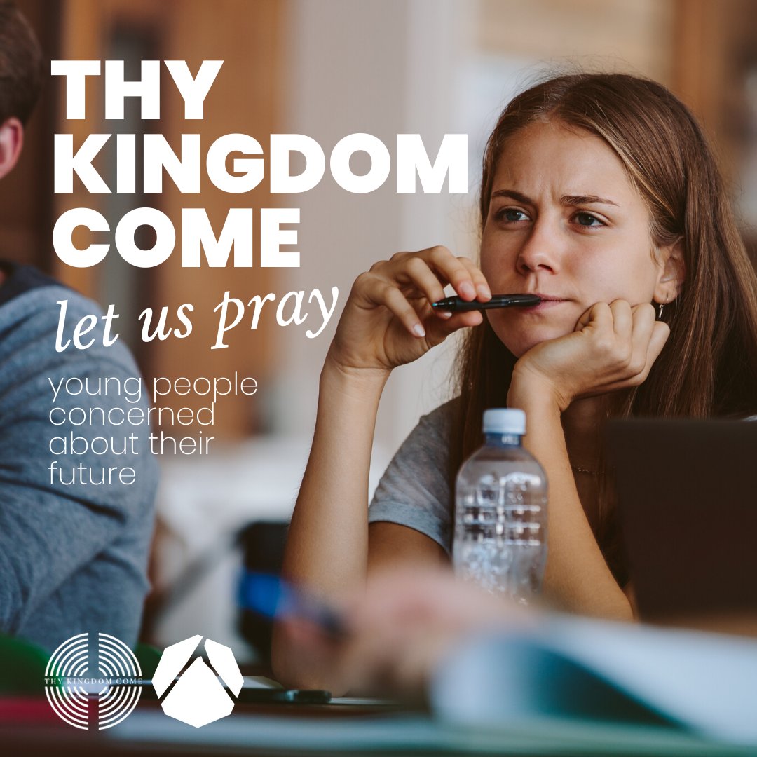 Let us pray for young people concerned about their future

We're joining with the Thy Kingdom Come global movement 21st-31st May. Join us daily as we post and pray for something specific for our local community at 7am and 7pm. ⁠
⁠
#pray #thykingdomcome #prayerandcare #ukchurch
