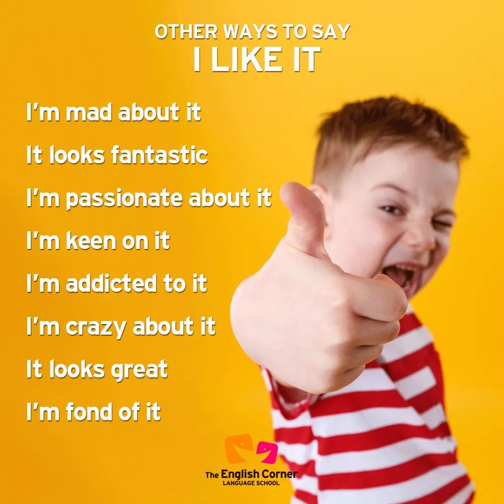 EnglishCornerLS's tweet photo. ¡Nos gustan los domingos! Por eso hoy vamos a ver otras formas de decir "I like it". ¿Os gusta? ¡Pues vamos allá! 😉
#Academia #Idiomas #Inglés #aprender #Jaén #Vocabulary https://t.co/UJZuA4eTul