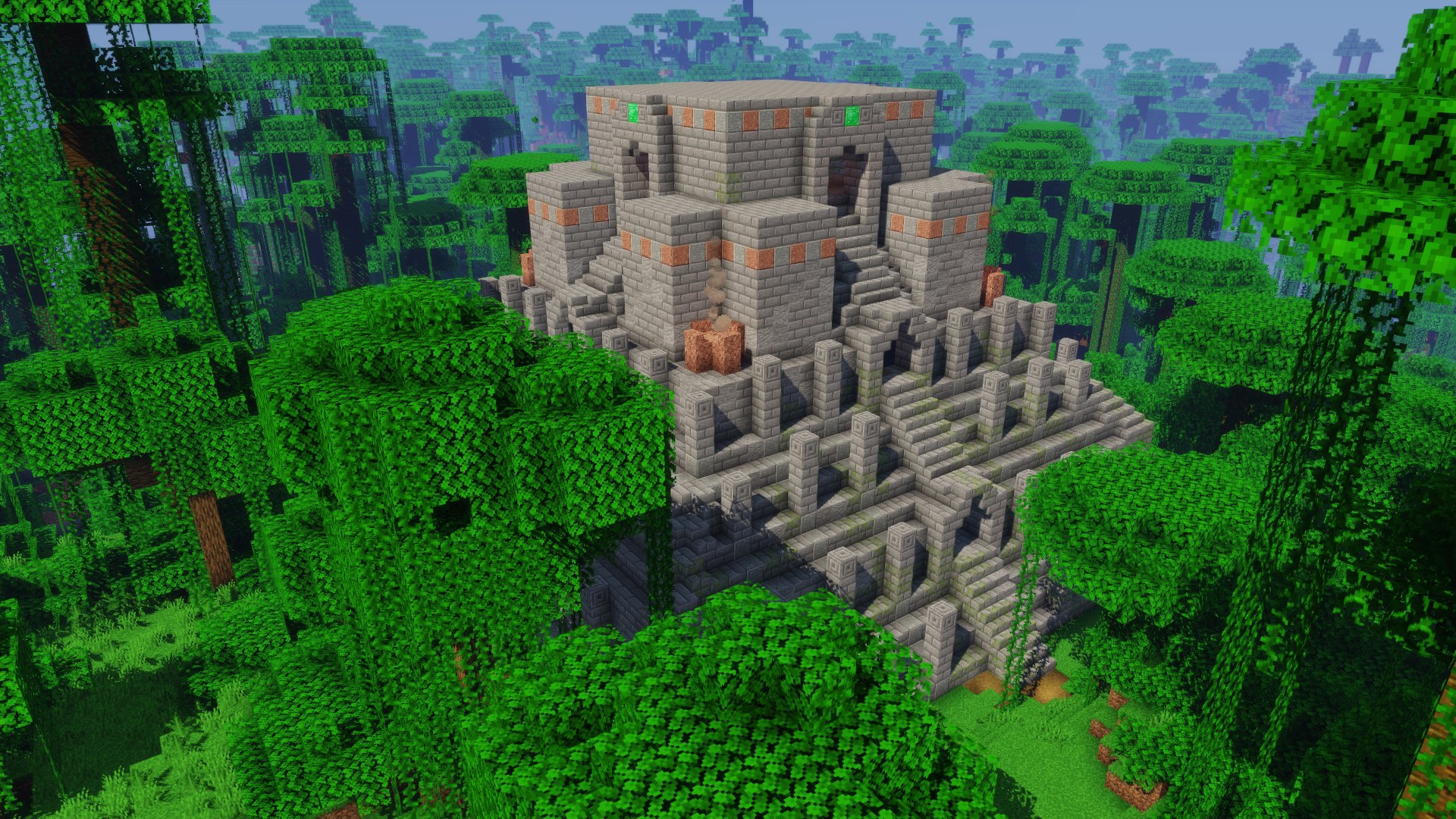 Pixlriffs Had A Great Stream Had Fun Designing The Rest Of This Jungle Temple Rebuild Wrapped Up And Raided Andyisyoda Who S Working On A Beautiful Desert City In Creative