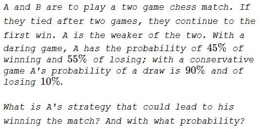 Fundamentally, building a startup is a losing game — the outright probability of failure outweighs the probability of success. But how can you use optionality to turn the odds in your favor?Consider the following math problem (courtesy of  @CutTheKnotMath):A thread.