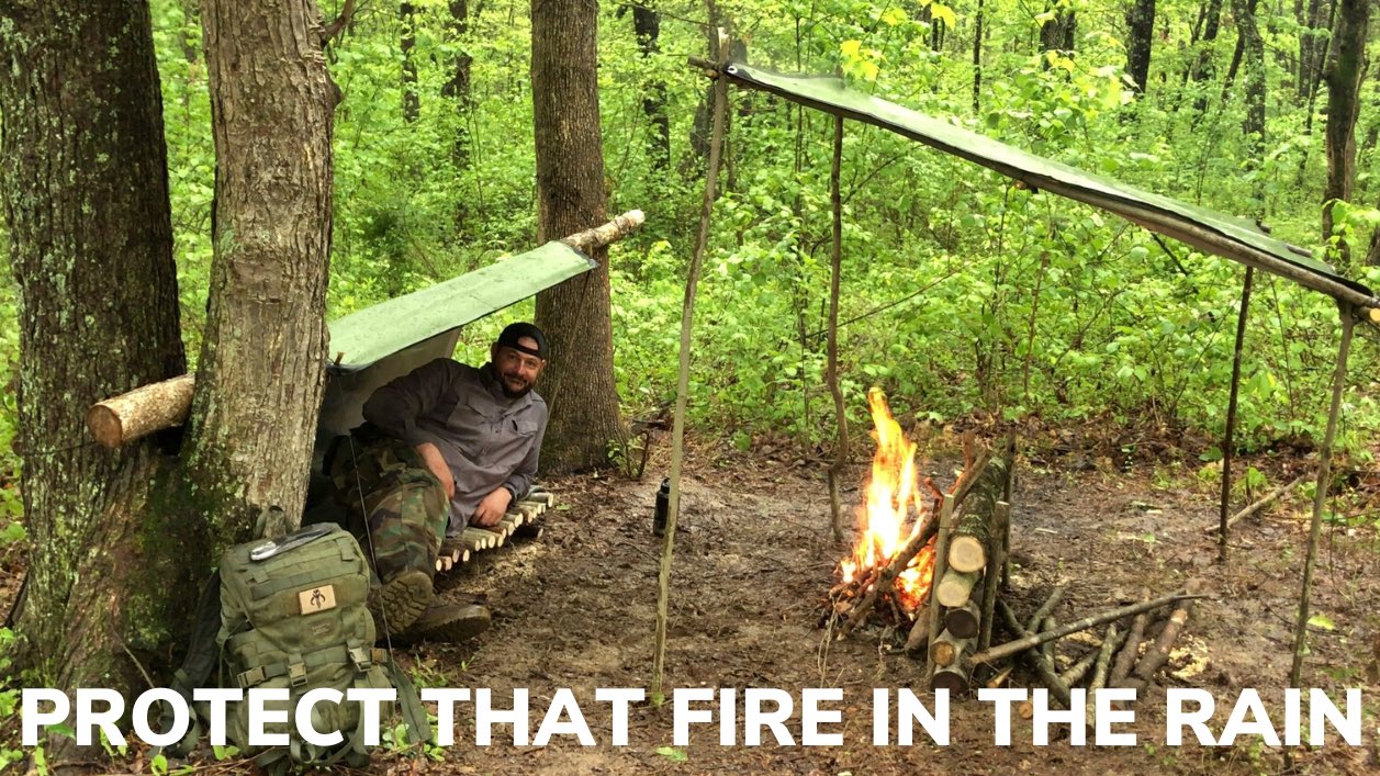Shawn Kelly on X: Solo Overnight Shelter Building In a Rainstorm and  Triple Bacon Bypass Dinner Skillet. Check it Out Now at Corporals Corner on  .  #corporalscorner   / X