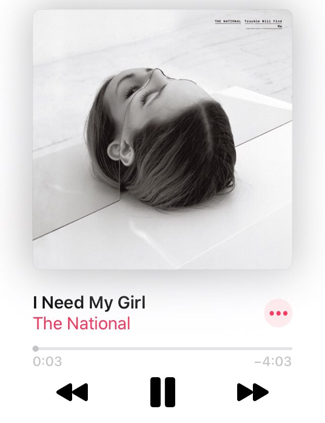 I listen to the national because I am 40 yo man with cocaine addiction and erectile dysfunction