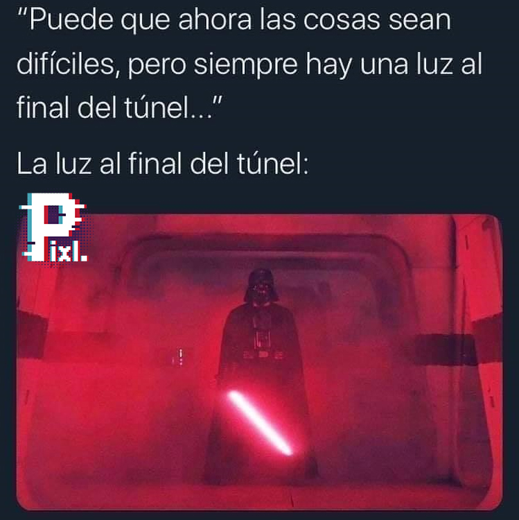 Pixlzon3's tweet photo. No ma mejor así déjalo 

#StarWars #jedi #sith #starwarsfan #starwarsmemes #memes #friki #mememesfrikis  #darthvader https://t.co/7qhJV3kuZl