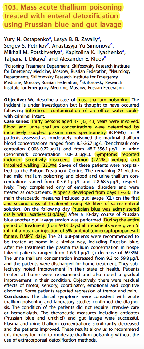 mass thallium poisoning due to intentionally poisoned office water coolerrussiajust read the whole thing