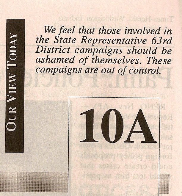 I was witnessing first hand what would become the tea party. The nastiness was so bad, a local newspaper admonished the campaign I’d moved over to, as well as our opponent’s campaign. Today, you wouldn’t bat an eye at negative campaigning on that level.