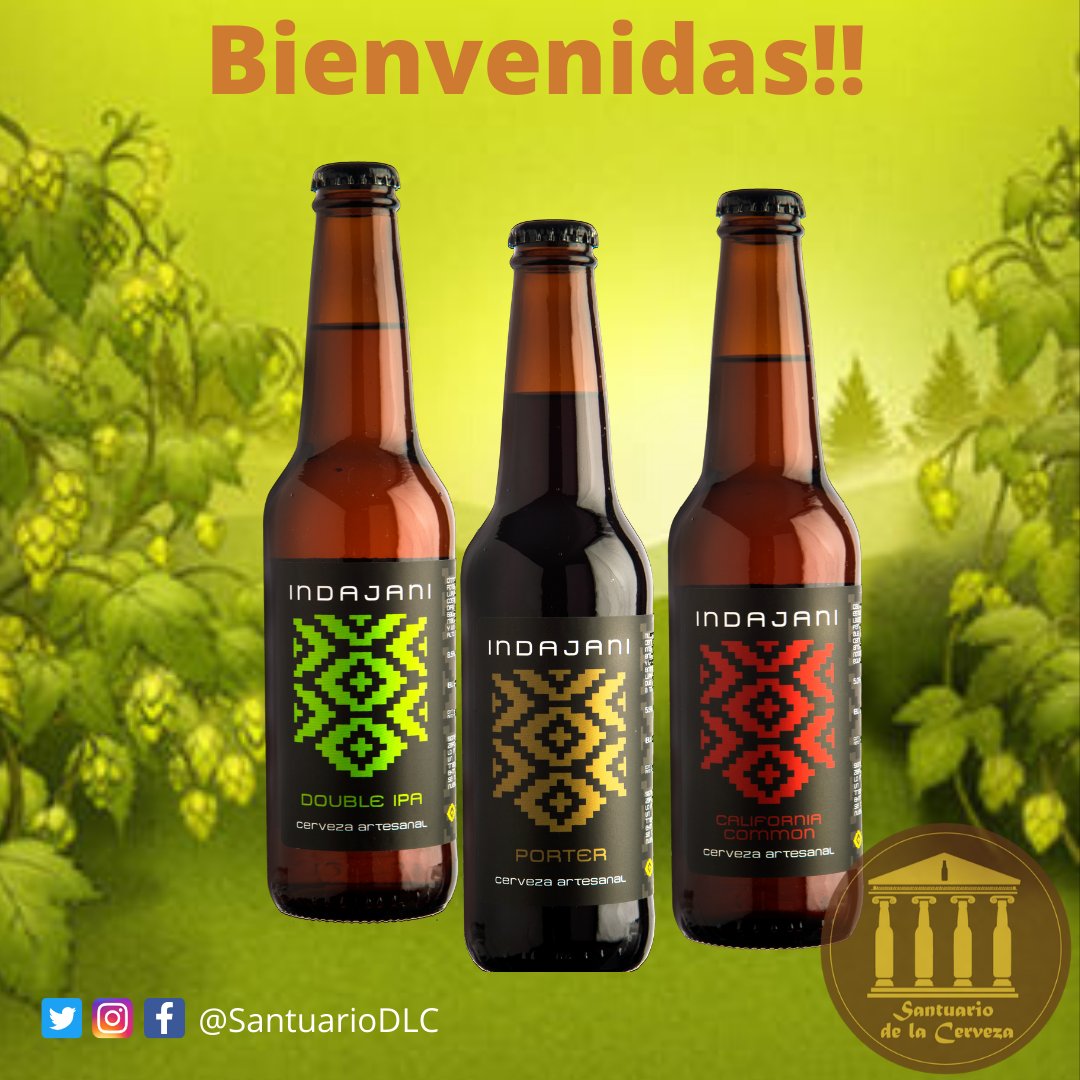 SantuarioDLC's tweet photo. Llegaron!
Ya tenemos disponibles 3 estilos de @CervezaIndajani corre a nuestra tienda en línea.
#PruebaMásCervezas #BeerPorn #BeerLife #BeerLove #BeerStagram #BeerGeek #BeerLover #Cerveza #ArtesanalesDeVerdad #CervezaADomicilio #BeerOfTheDay https://t.co/FfhIQotmFP