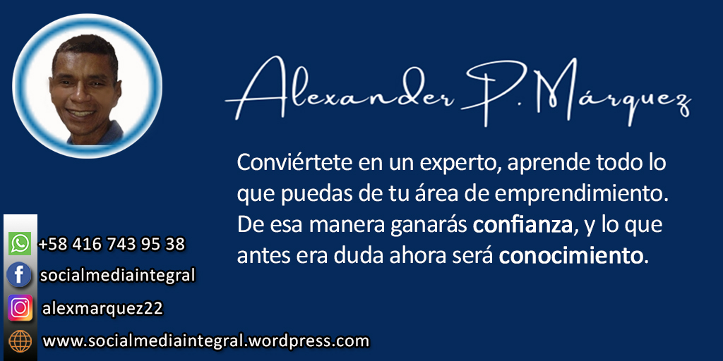No tengas miedo a emprender, las respuestas irán apareciendo en el camino. 

#socialmediaintegral #emprender #emprendimiento #marketingdigital #aulavirtual  #Quito #antofagasta #Santiago #Bogota #Venezuela #Madrid #QuédateEnCasa