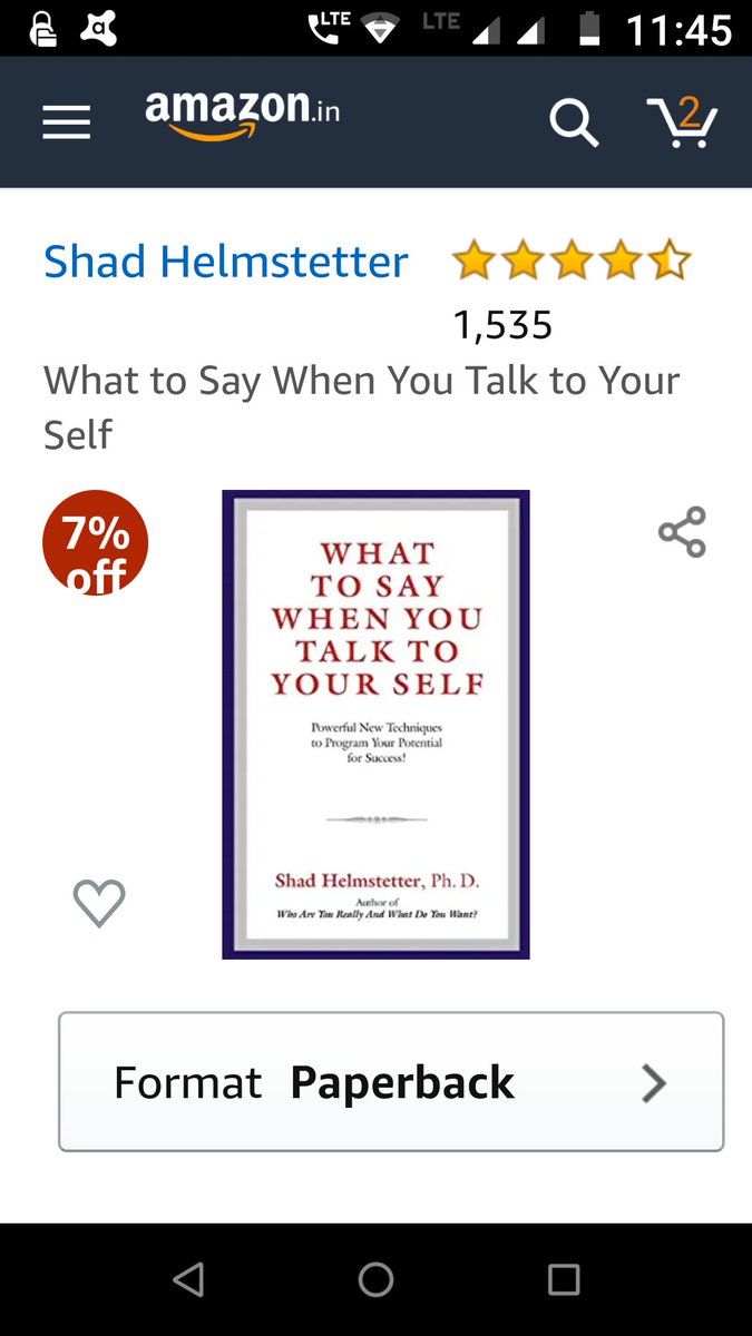 "What To Say When You Talk To Yourself"Basic Premise Of Book Is There Is Constant Unnoticed Chatter Going On At Back Of Our Mind- MindVoiceMost Of It Is Programmed To Old Beliefs & Reinforces Those Beliefs With Repeatation7/n