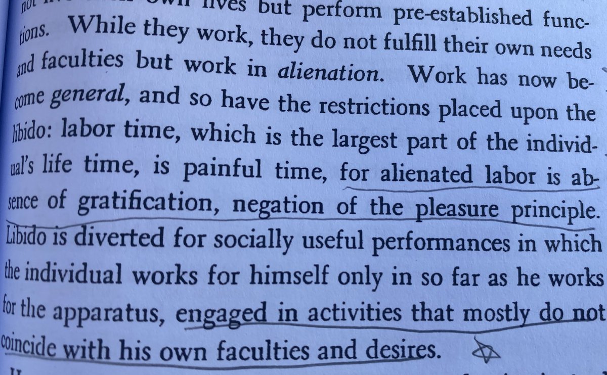 Indeed we mostly work now in ways that are not, at least an obvious and immediate, sense aligned with what we are truly interested in. This is obviously a generalisation- but many many jobs are like this.