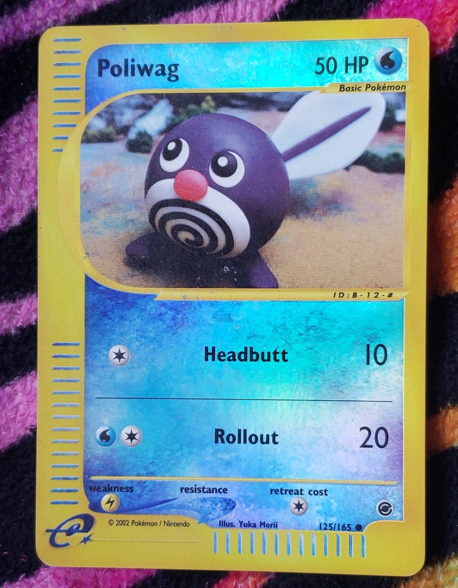 poliwag!!i really like the cards with the models in real world areas!! i also dont have any other cards like this.