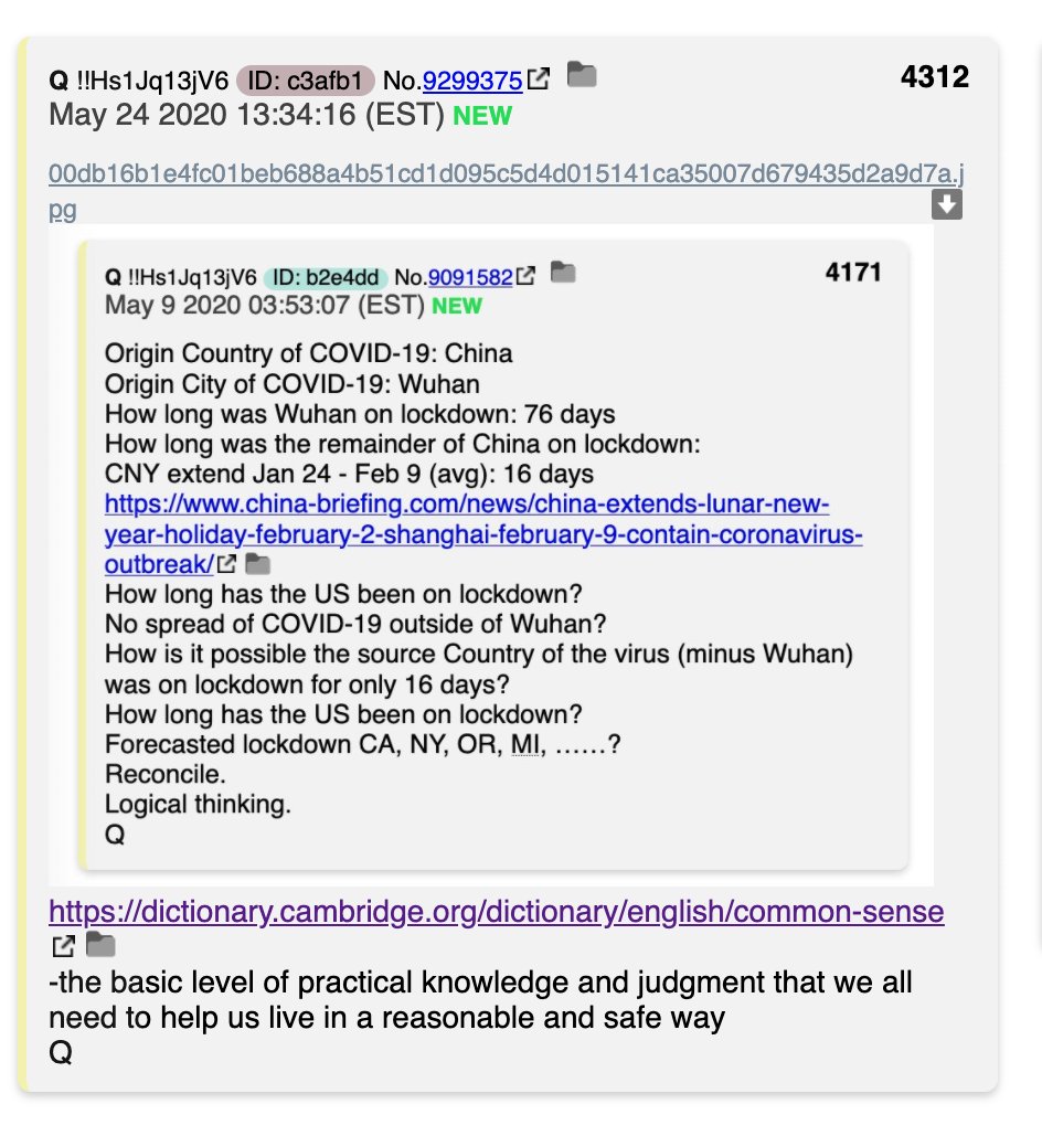 5.  #QAnon Today, 6% (97,424) of US  #COVID19 cases (1,632,721) are fatalities. Detailed information makes the sense needed for containment more common. Common sense's been a survival skill for communicable disease since biblical times. Uncommon also needed.  https://en.wikipedia.org/wiki/Jesus_cleansing_a_leper