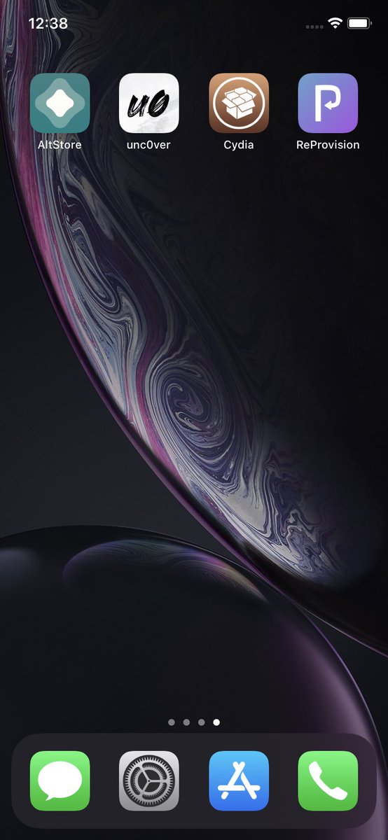 KomandanTech's tweet photo. #Jailbreak #Unc0ver #Cydia #Xr #IOS135
@iPhoneAlDia @ProfeJuAntonio 
Solo con #Altstore se pudo 👍🏼 https://t.co/xe4rBTI9Ch