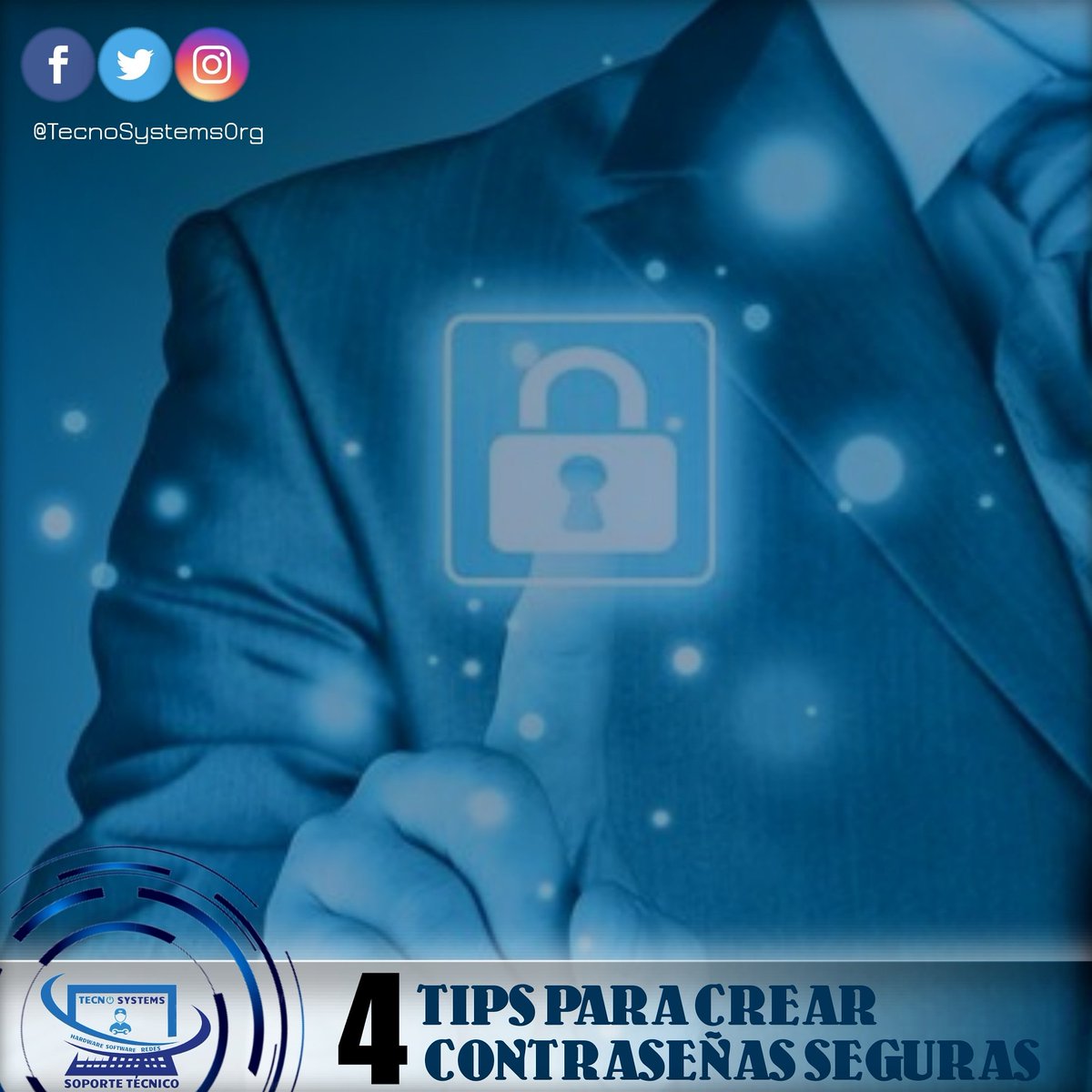 Softnetsoln's tweet image. 🔒|#SystemsTips 4 sugerencias a la hora de creas tus contraseñas más seguras.
🔗facebook.com/11156593056344…
.
.
#Informatica #QuedateEnCasa #mantenimientodepc
#pcgamers