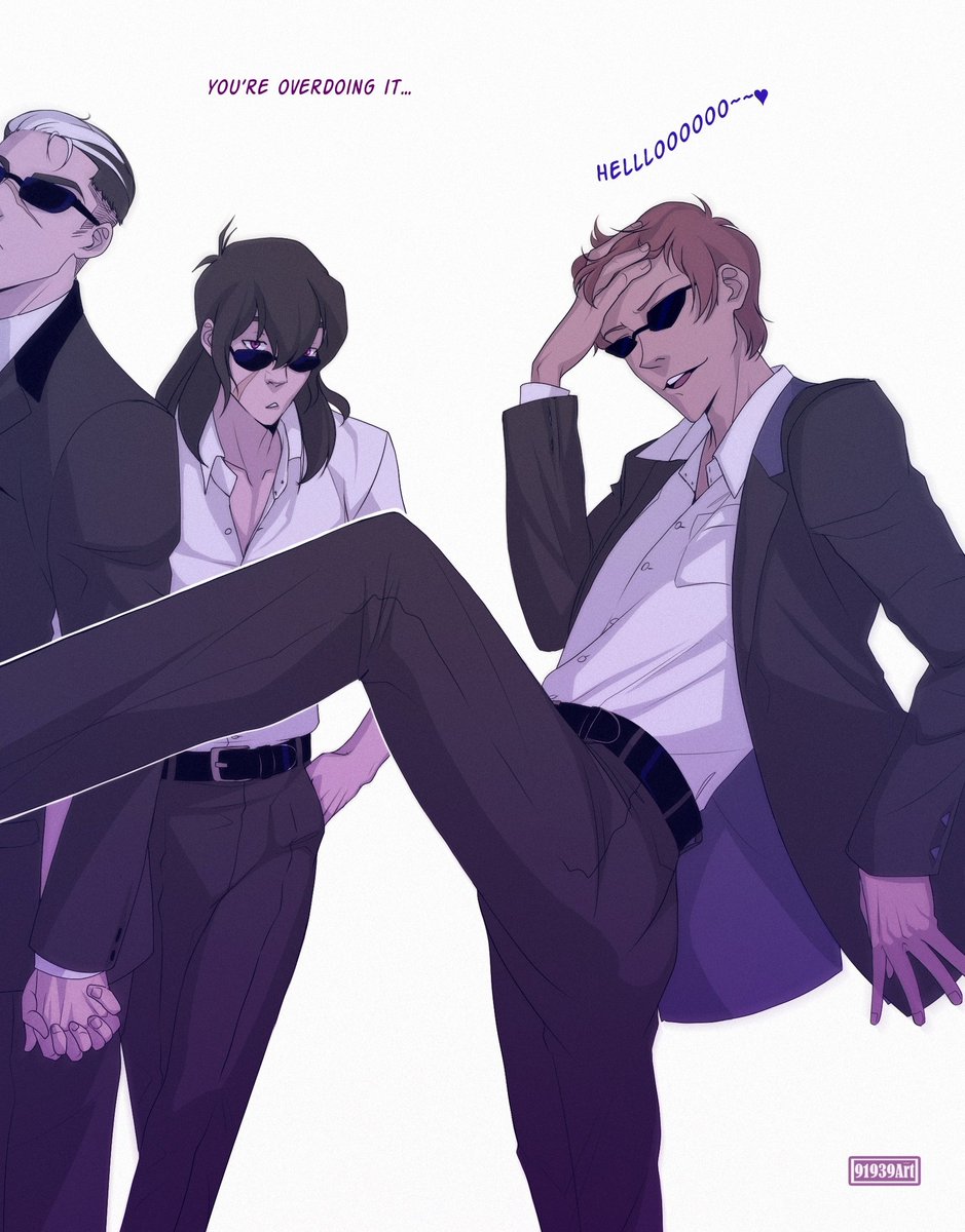 91939art's tweet photo. Practiced some costumes with #sheith #zonerva and #lance ๐๐ https://t.co/GBRMLxwym4