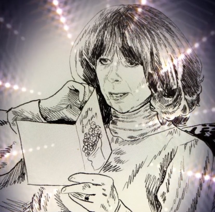 pickledjo's tweet photo. Work in progress. I loved this episode but I especially loved the scene where David gave Gail a card. Finished picture coming soon. #CoronationStreet #corrie# #gail #gailrodwell #DavidPlatt https://t.co/Y9r6YJ5QHQ