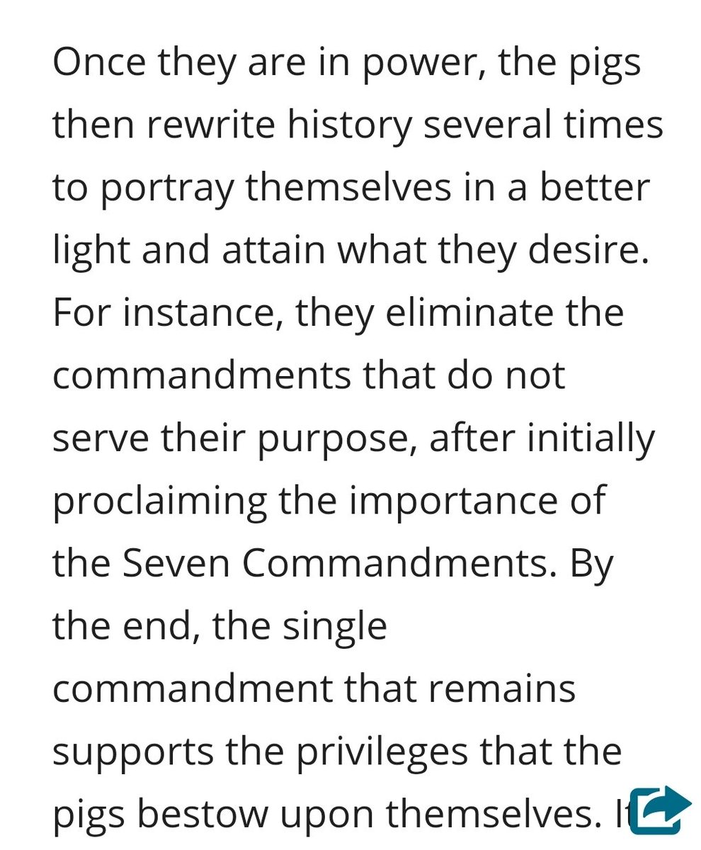 GertiePyeQuilts's tweet image. Sound familiar? #animalfarm #rewritinghistory #changingrules #georgeorwell