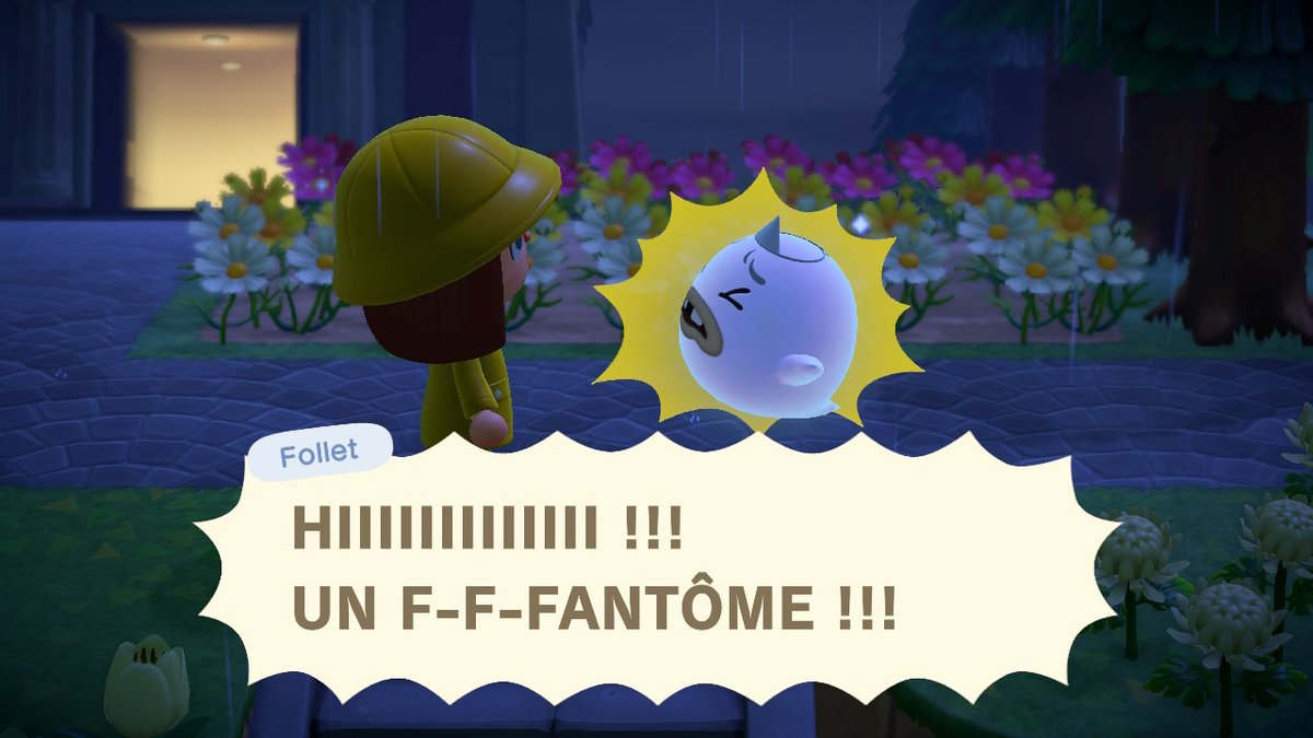 Lolo34102835's tweet photo. Ce soir visite de Follet #AnimalCrossing #ACNH #NintendoSwitch https://t.co/2deYrS4nwU