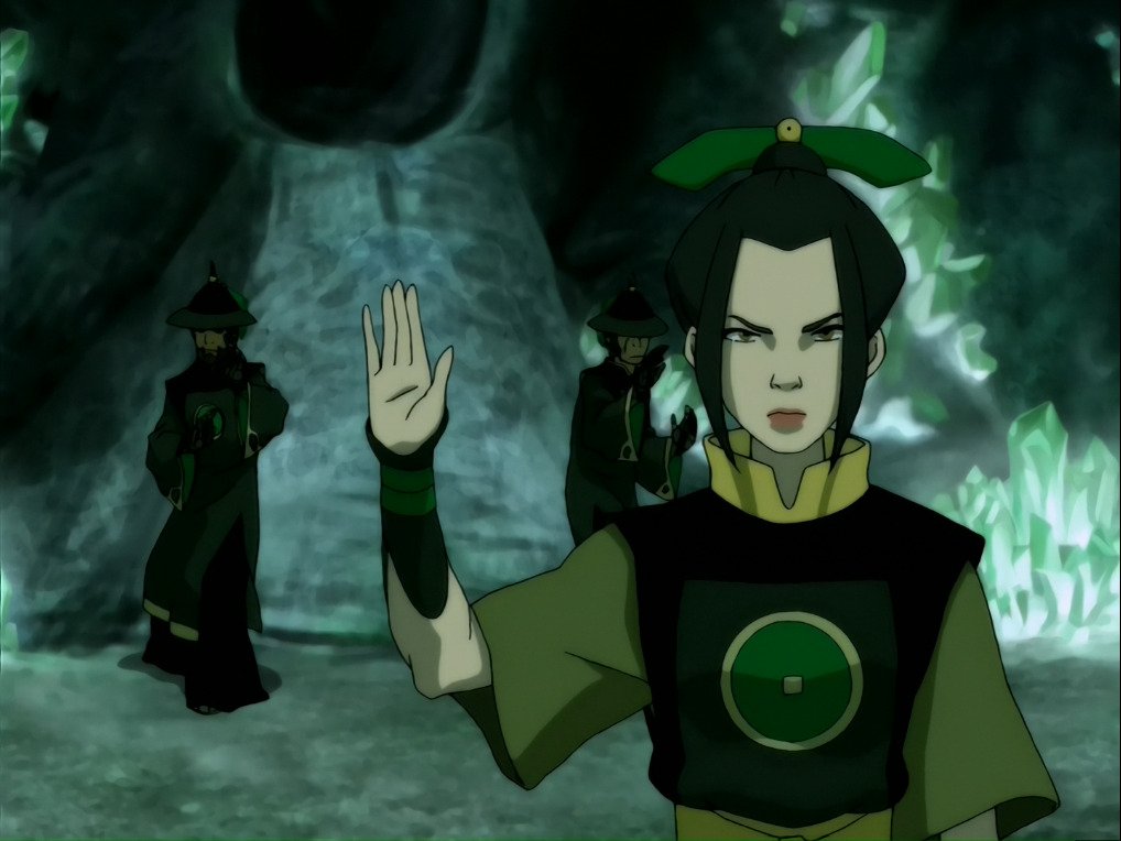 #36 (these are going to be slower)Azula got the idea of taking down Ba Sing Se from the inside from how the Fire Nation drill was destroyed.