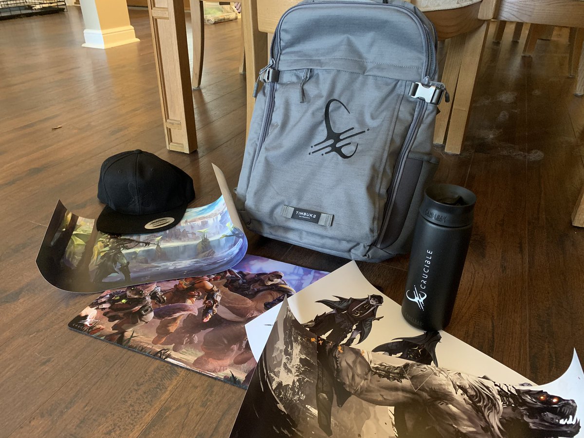 _Hirshey's tweet photo. Shoutout to @PlayCrucible for hooking it up with the sick merch 😍

#CruciblePartner https://t.co/4As9r4zlbP