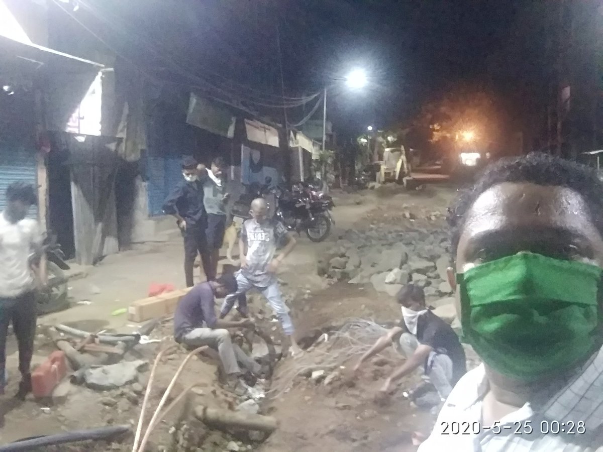 SdnWagle's tweet photo. @vinitkumar_p @EngineerWagle @e_tuc @EE_Bhandup @CMDMSEDCL @cebhandup @EDPROJECTMSEDCL The supply was interrupted due to cable damaged by sewerage pipe line work agency. https://t.co/zmrB4oX6AY