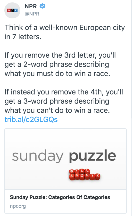 NPR tweet media
