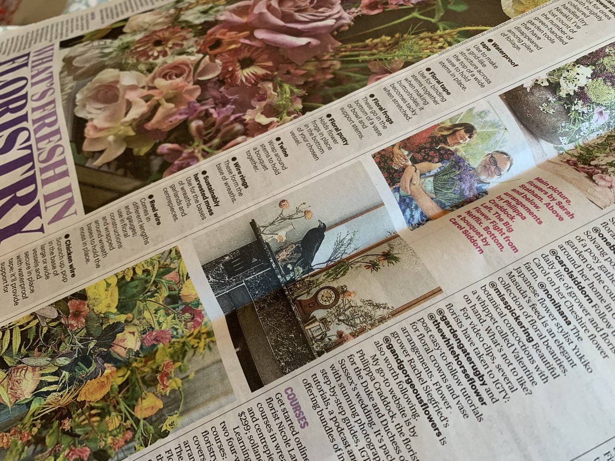 Lovely to see Stamford’s  <a href="/misspickering/">Miss Pickering</a> featured in today’s @thesundaytimes. #floralperfection