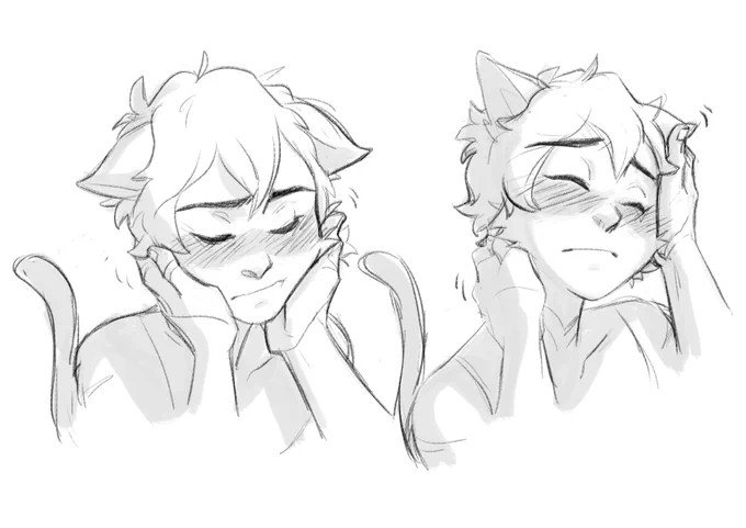 Cat rubs 
#catra #shera 