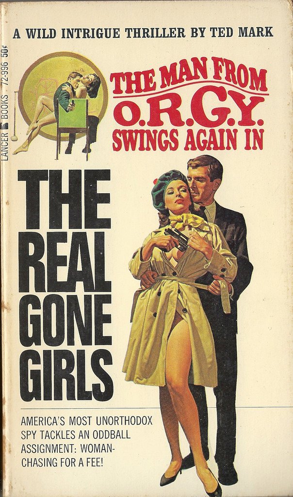 Swinging pulp spy no 3: Steve Victor - The Man From ORGY! Fifteen books in the series...