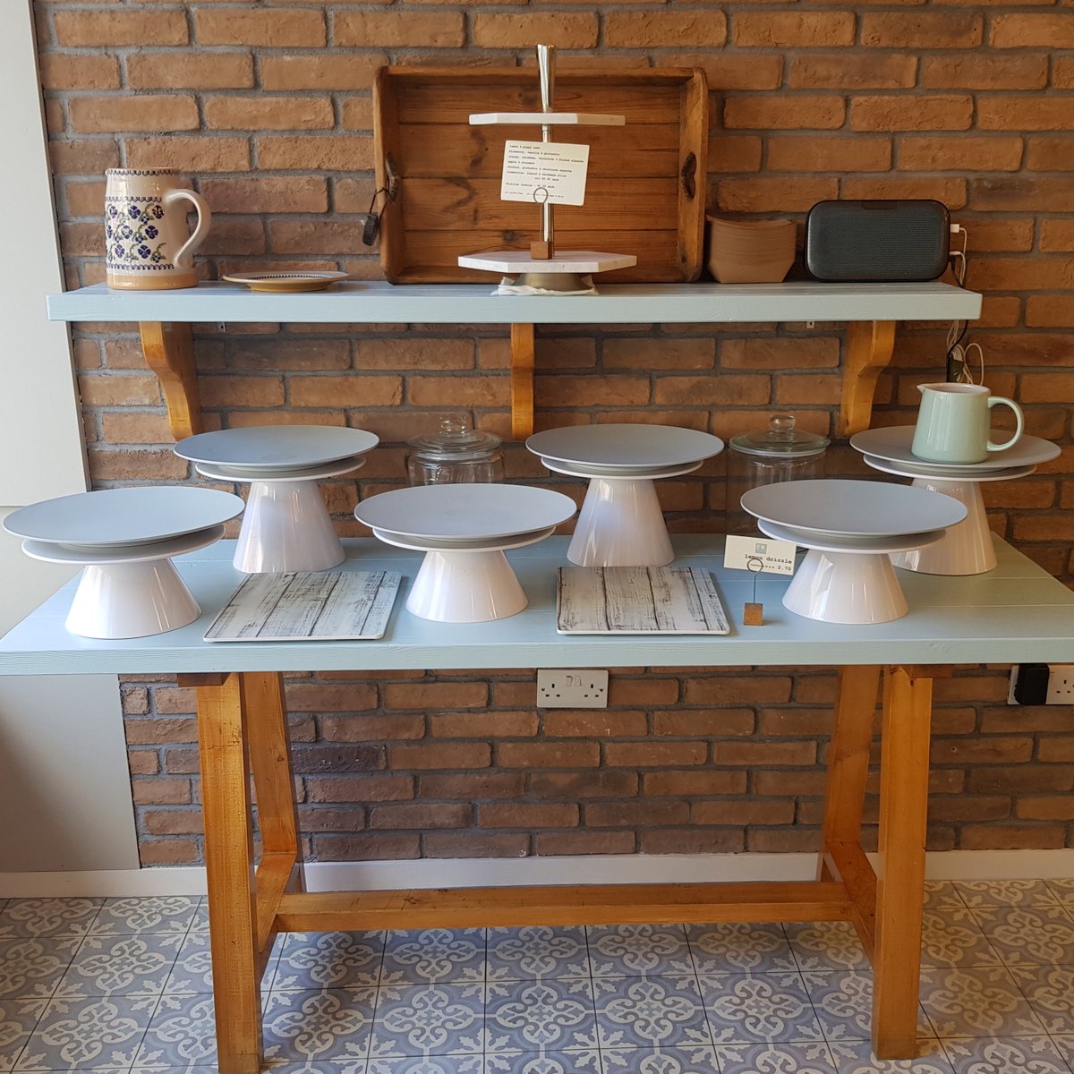 Ready to go for 08:00 tomorrow – just add goodies fresh from the oven. Some things will be different: take-out cups only, no cash - cards only, everyone served from the front door, a smaller all-day menu. Coffee, team and food all the same, though. Love to all and stay safe!