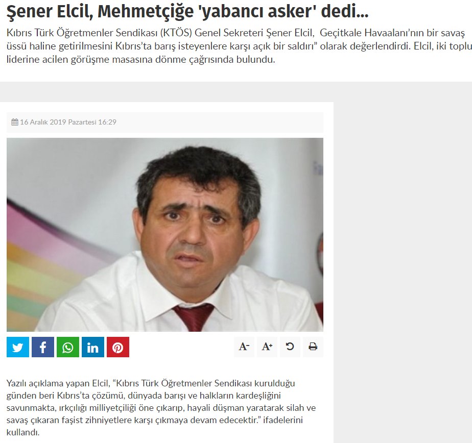 (12)Kıbrıs Türk Öğretmenler Sendikası...nede bizden bir yapı değil mi?Fakat bu sendikanın,başında Şener Erçil ve ekibi, Türk askerinin adadan atılması,Türklerin rum tezleri altında erimesi için çabalayan bir etki ajanıdır.Ve devletden öğretmen maaşı alır