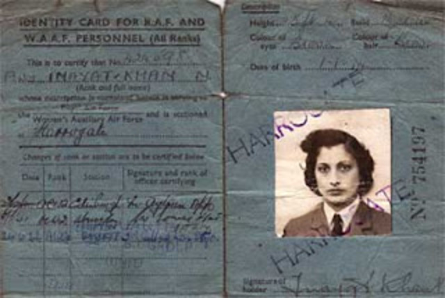 Despite the risks she faced by being a British spy in occupied France, Khan refused to leave - despite all of the agents in her network being arrested. Her work became crucial to the war effort - she was the only link between Paris agents and London. #EidMubarak 5/8