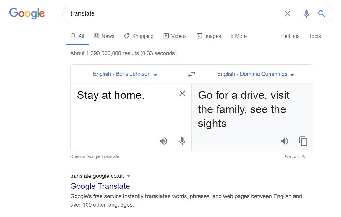 Thank you to Google for clarifying the situation