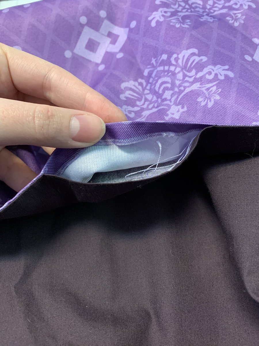 to do this i need a seamripper, fray check, and pinking shears just in case. first we find the hole to open the capelet- bagged lining garments are sewn with the lining and self facing each other, then turned inside out through a hole that’s then topstitched closed