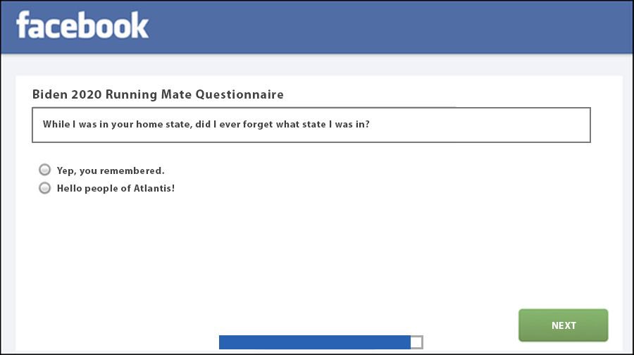 Question 10: While I was in your home state, did I ever forget what state I was in?