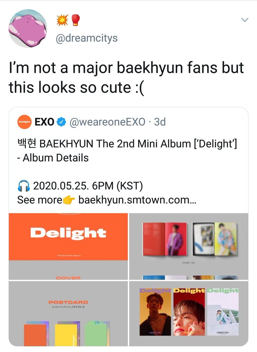 Non stans falling I love with Baekhyun and his 2nd solo album Delight  A thread 