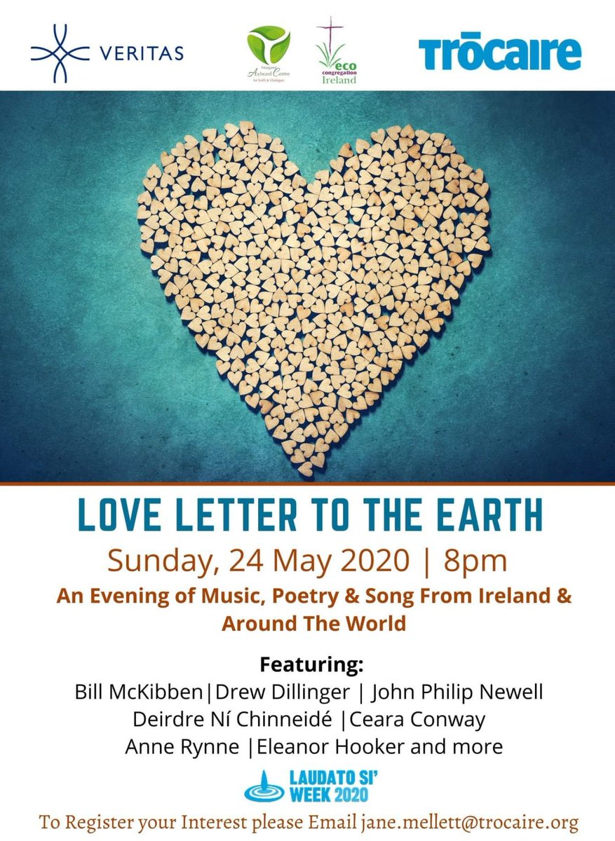 @LaudatoSi_IRE a huge thank you to all those involved in providing a truly inspiring hour of reflection, music and prayer marking #LaudatoSi5 I hope many others get to share the recorded  experience @Janemellett @gold_lgold @MACFD2 @trocaire