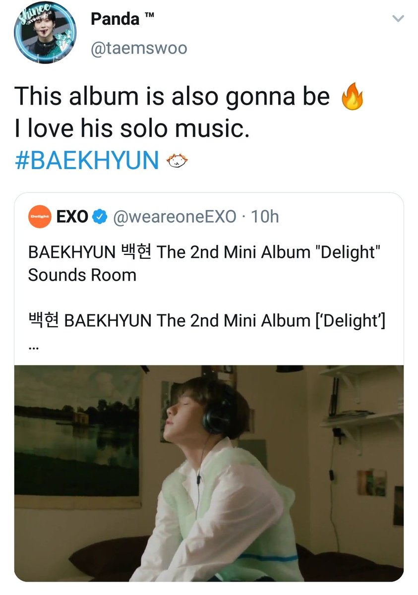 Non stans falling I love with Baekhyun and his 2nd solo album Delight  A thread 