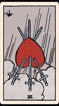 “I took the stars out from our eyes and then I made a map. I knew that somehow I could find my way back.”The Fool. II of Wands.“Then i heard your heart beating, you were in the darkness too. So i stayed in the darkness with you.”III of Swords rx. The Devil.