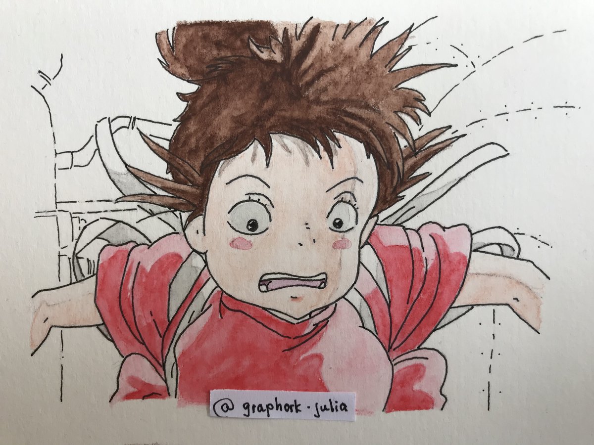 graphorkjulia's tweet photo. Another #ghibliredraw ! :D #chihiro from #SpiritedAway ;)

#dtyis #animedrawing #spiritedawayedit #ghibli #ghibliart #studioghibliart #studioghibli #animeedits #anime #drawing #watercolour #illustration #fanart #animefanart #redrawchallenge #redraw #dtiyschallenge #sketch #artist https://t.co/SnalRfGdTN