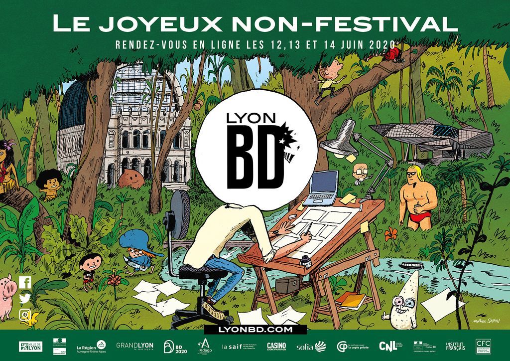 📌 [JNF] Chose promise : voici enfin le programme complet du Joyeux non-festival !
buff.ly/30eakuZ
On se retrouve vendredi 12 juin 2020 pour l'inauguration 🥳
#lyonbd #joyeuxnonfestival