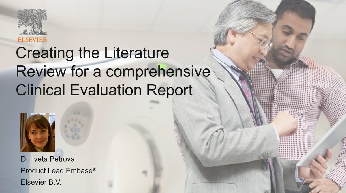 Learn how a systematic literature review can help provide the pertinent clinical data needed for formulating a comprehensive CER with Dr. Iveta Petrova in a webinar on Wednesday, June 23rd. Register here: bit.ly/3cDoN6k