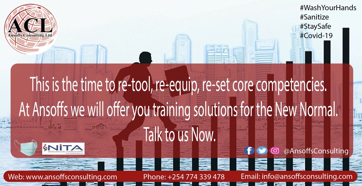 Talk to Us Today...

ansoffsconsulting.com

#Covid-19 #TrainingServices #StrategicSuccess #AnsoffsConsulting