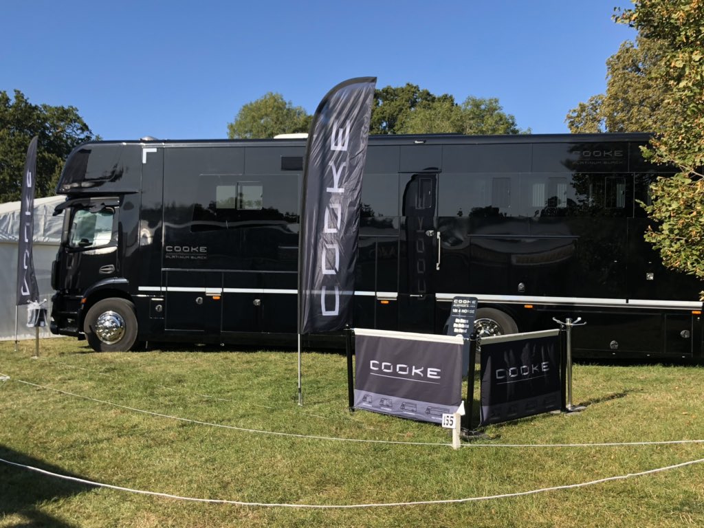 Cooke_Coach's tweet photo. We have a very 'special vehicle' for sale.
This is a fine example of our unique 18t Platinum Black - Special Edition, one of our ultimate high spec horse boxes which is luxury &amp; quality for all combined with many practical features.
Cooke Platinum 18t 4 Horsebox
£220k plus vat https://t.co/8ZLUBlSFzd