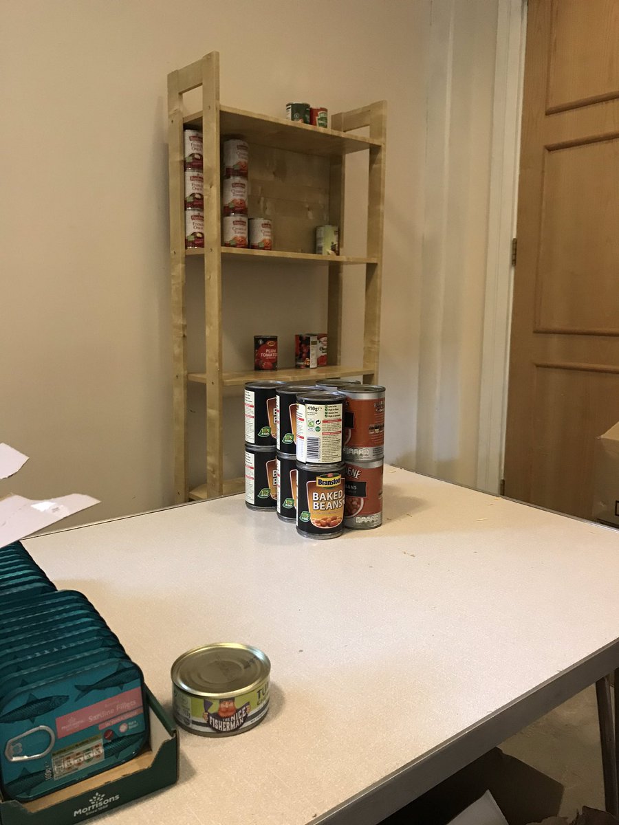 In the last three months, we’ve given away 691 food parcels! Our shelves are looking pretty empty, so if you’re able to drop any donations at church, we’d be really grateful. 
#foodbank #soupkitchen #foodpoverty