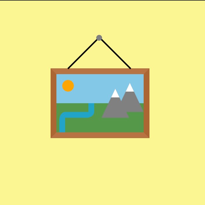 Day 21 things got a little bit meta and I made a CSS picture of a picture  You can find it on  @CodePen here  https://codepen.io/aitchiss/pen/VweYmEM  #100daysProjectScotland  #100daysProjectScotland2020