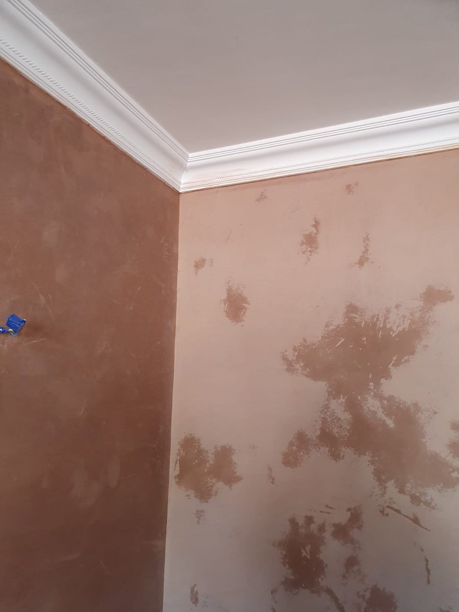 DampSolutions1's tweet photo. Rising damp in a property in Wolverhampton. Damp course and membrane system installed to lounge area 1m height, completed with plastered walls. #risingdamp #membranesystem https://t.co/R8hd4cGlpc