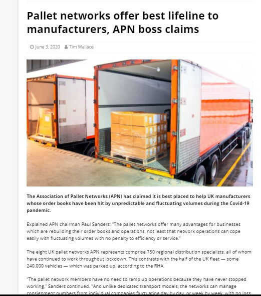 pallet_networks's tweet image. "Pallet networks offer the best lifeline to manufacturers" - @Motor_Transport 

Networks  are scalable, flexible and cost-effective, with excellent service and 100% UK postcode coverage. 

#RebuildingtheEconomy
#PalletNetworks
motortransport.co.uk/blog/2020/06/0…