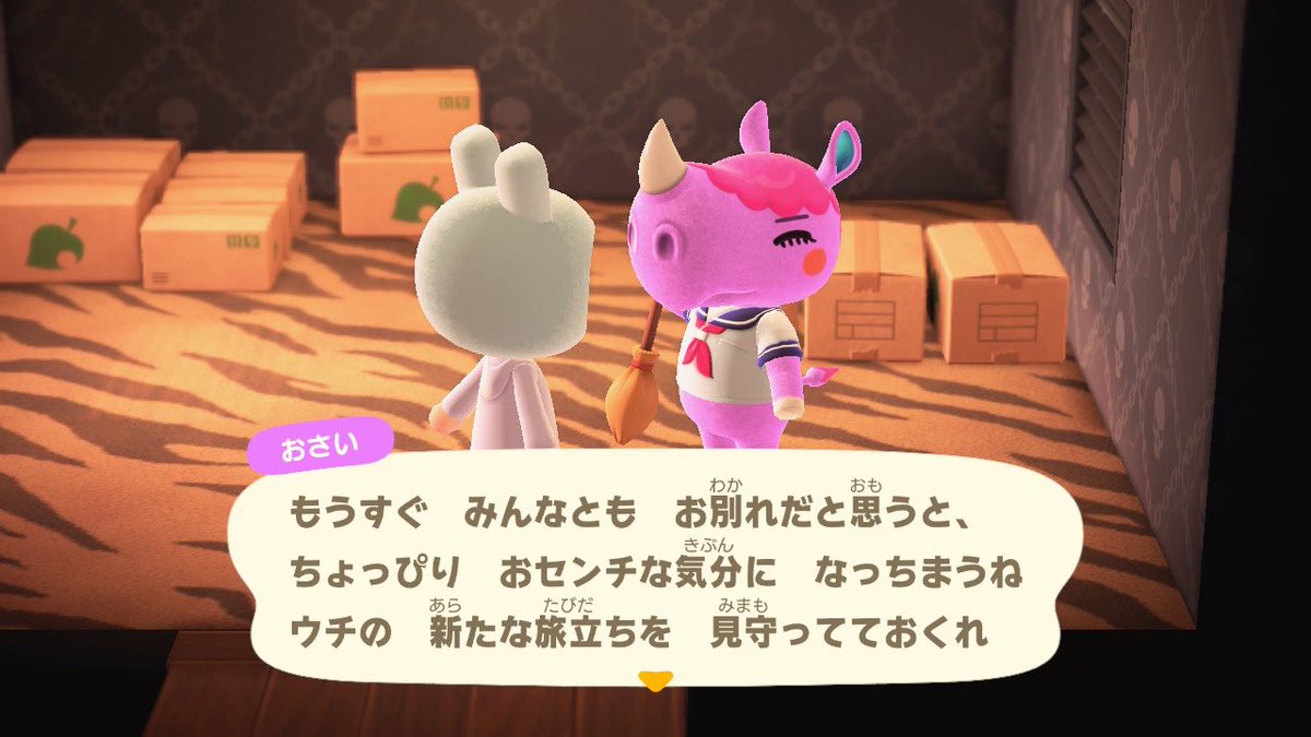 今日の島での1日
1枚目　進撃のプースケ
2枚目　おさいちゃんお引越し😿
離島にリリィを探しに行こう💡
出会えなかったら別の子迎え入れよう