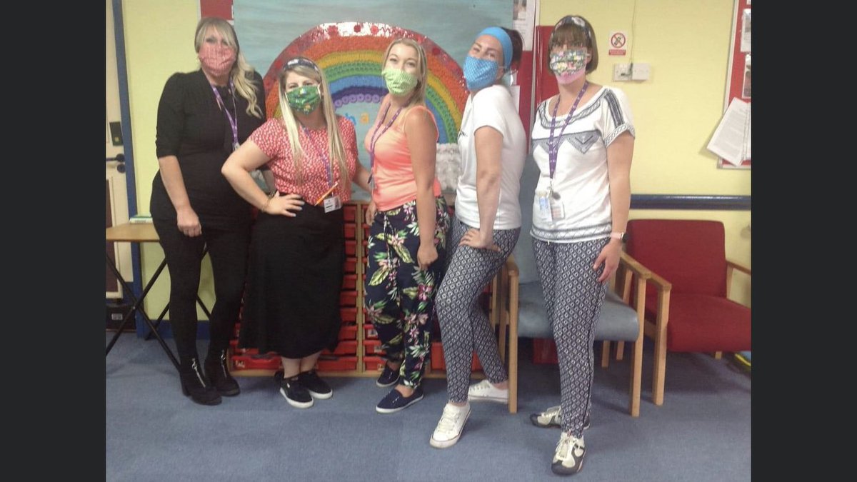 Some more happy ears at Sense College Hampton...
“Thank you so much for our head bands they are amazing x”
 ❤️❤️
Please contact us if you are in need of ear saving headbands!

<a href="/peterboroughtel/">Peterborough Telegraph</a> <a href="/RoyalMail/">Royal Mail</a> <a href="/stjohnambulance/">St John Ambulance England</a> @NHSCorby @NHSNottsCCG @prclatest 

#coronavirus #headband